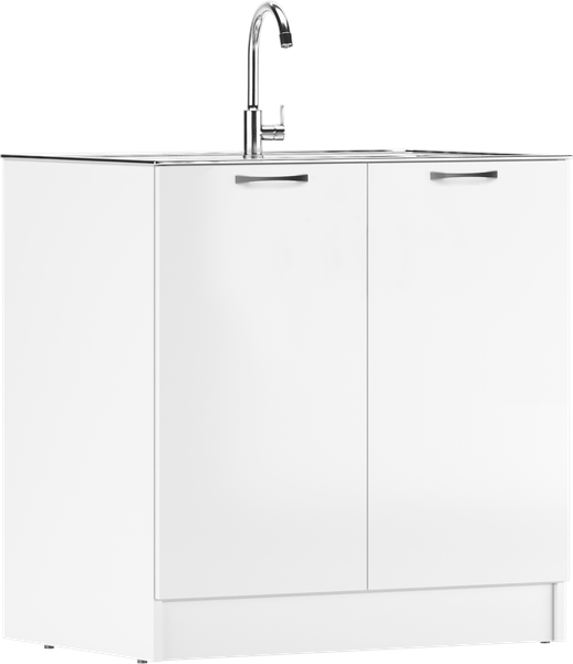Изображение товара Шкаф под мойку Домино D6080BL (60x80, белый)