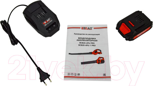 Изображение товара Воздуходувка аккумуляторная Brait BCB20-2PU PRO
