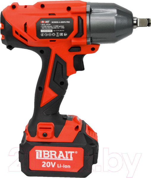 Изображение товара Аккумуляторный гайковерт Brait BCIW20-4-400PU PRO