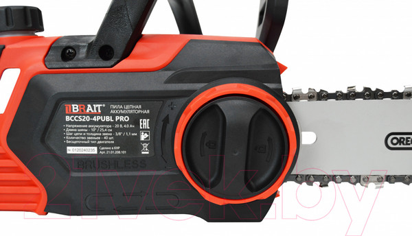 Изображение товара Пила цепная аккумуляторная Brait Аккумуляторная BCCS20-4PUBL PRO