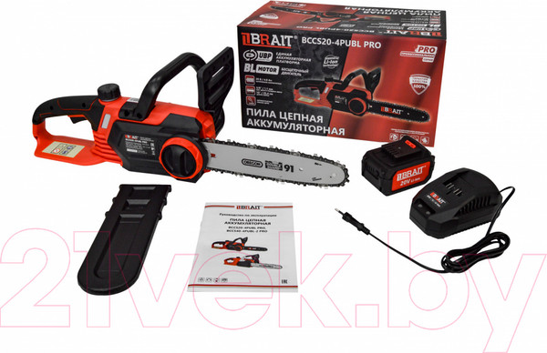 Изображение товара Пила цепная аккумуляторная Brait Аккумуляторная BCCS20-4PUBL PRO
