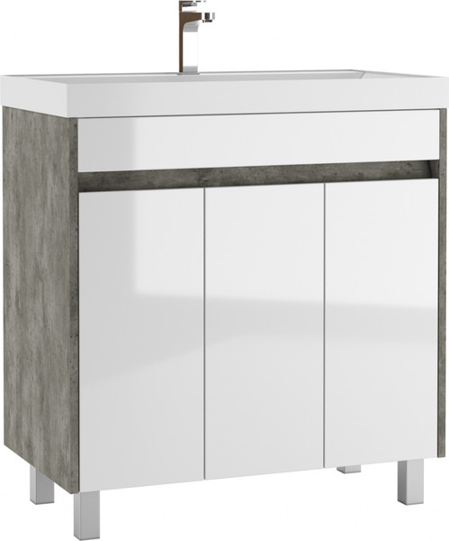 Изображение товара Тумба под умывальник Домино Classica 80 Karlo без ящика DK5311T (бетон)