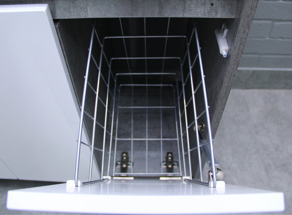 Изображение товара Тумба под умывальник Домино Classica 80 Karlo без ящика DK5311T (бетон)