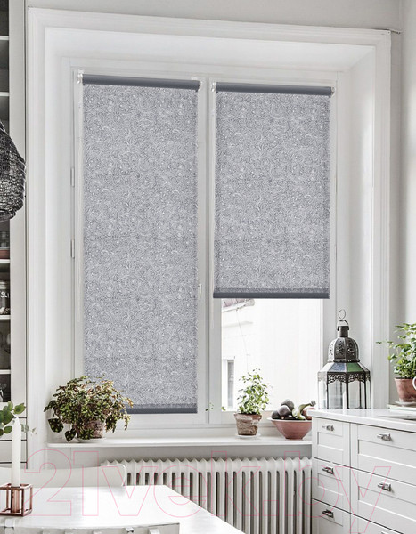 Изображение товара Рулонная штора Эскар Фантом 83x150 / 75030831601 (серый)