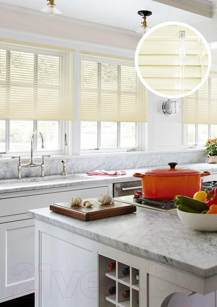 Изображение товара Жалюзи горизонтальные Эскар 80x160 / 5009080160 (бежевый)