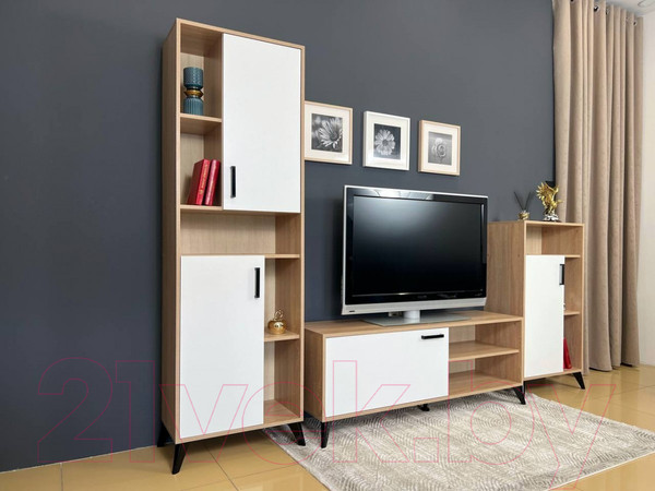 Изображение товара Горка Genesis Мебель Trio (дуб сонома/белый)