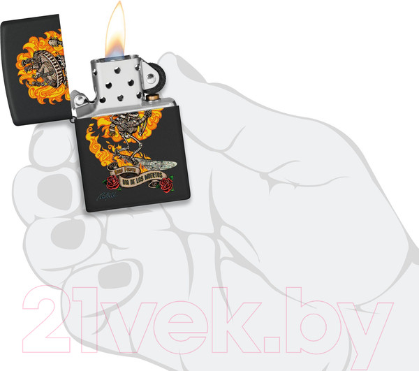 Изображение товара Зажигалка Zippo Rick Rietveld / 48954 (черный)