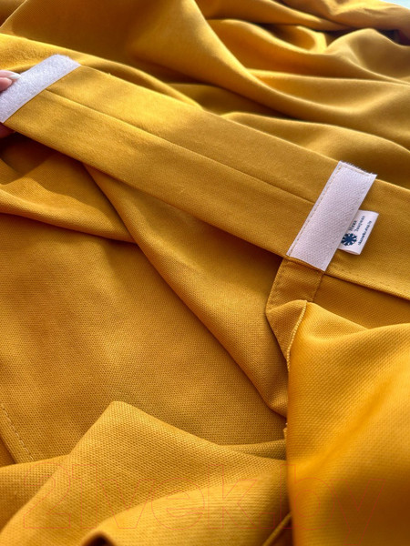 Изображение товара Комплект штор Ника Зварико 777175-2-12 130x175 (2шт, горчичный)