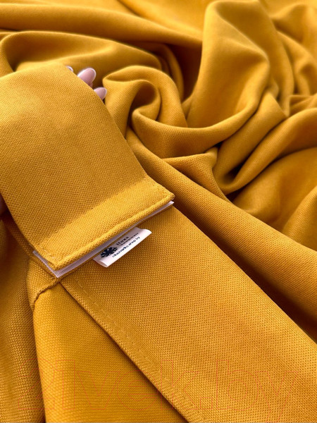 Изображение товара Комплект штор Ника Зварико 777175-2-12 130x175 (2шт, горчичный)