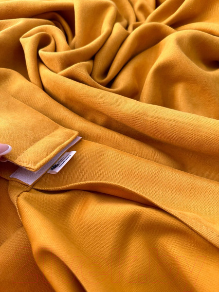 Изображение товара Комплект штор Ника Зварико 777175-2-12 130x175 (2шт, горчичный)