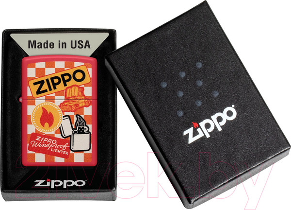 Изображение товара Зажигалка Zippo Retro Design / 48998 (красный)