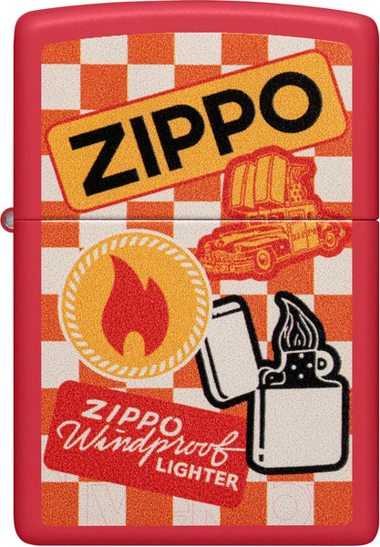 Изображение товара Зажигалка Zippo Retro Design / 48998 (красный)