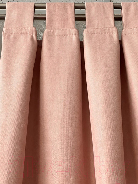 Изображение товара Комплект штор Ника Зварико 777175-2-34 130x175 (2шт, пудровый)