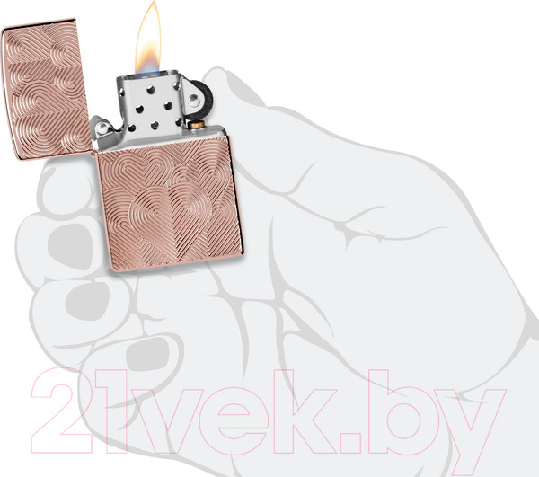 Изображение товара Зажигалка Zippo Armor / 48919 (розовое золото)