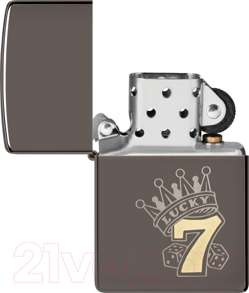 Изображение товара Зажигалка Zippo Lucky 7 Design / 48913 (черный)