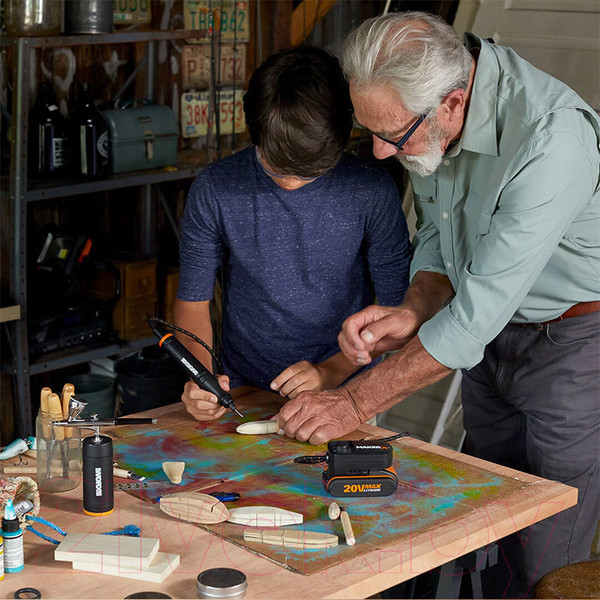 Изображение товара Гравер Worx Аккумуляторный WX739.9