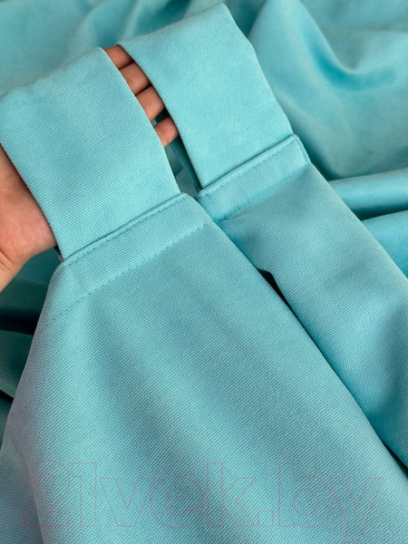 Изображение товара Комплект штор Ника Зварико 777175-2-12482 130x175 (2шт, бирюзово-голубой)