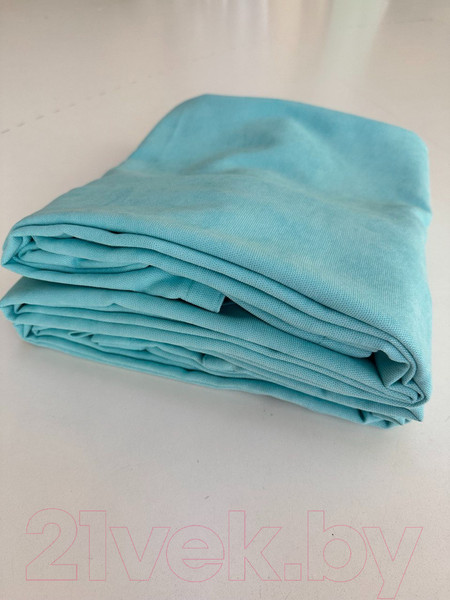 Изображение товара Комплект штор Ника Зварико 777175-2-12482 130x175 (2шт, бирюзово-голубой)