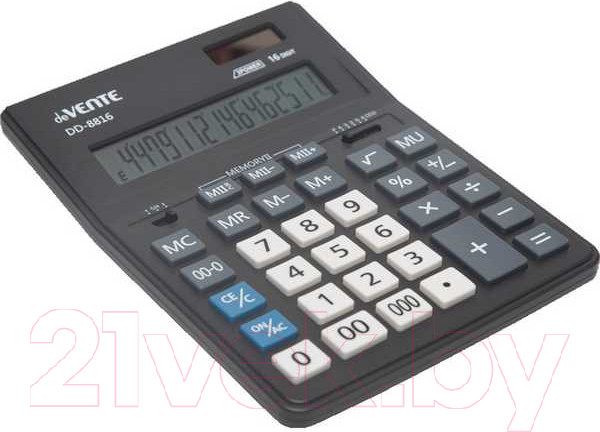 Изображение товара Калькулятор deVente DD-8816 / 4031307 (черный)