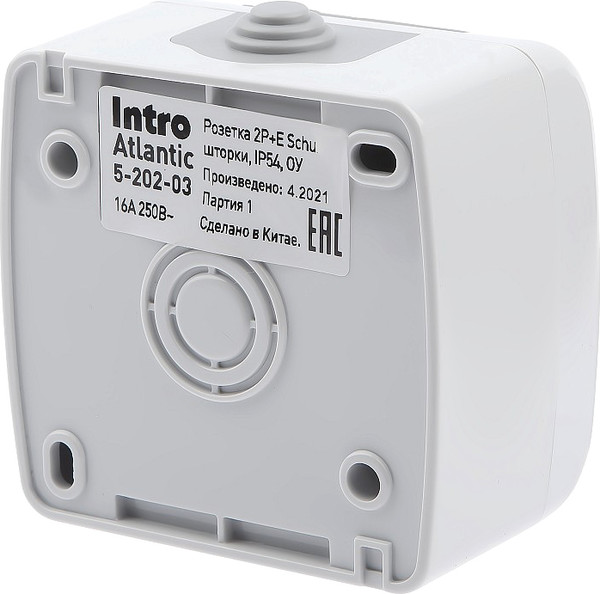 Изображение товара Розетка INTRO Atlantic 5-202-03 / Б0050946