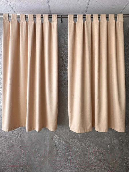 Изображение товара Комплект штор Ника Зварико 777175-2-03 130x175 (2шт, бежевый)