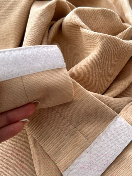 Изображение товара Комплект штор Ника Зварико 777175-2-03 130x175 (2шт, бежевый)