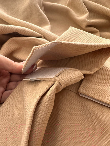 Изображение товара Комплект штор Ника Зварико 777175-2-03 130x175 (2шт, бежевый)