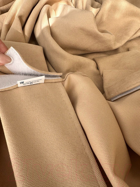 Изображение товара Комплект штор Ника Зварико 777175-2-03 130x175 (2шт, бежевый)