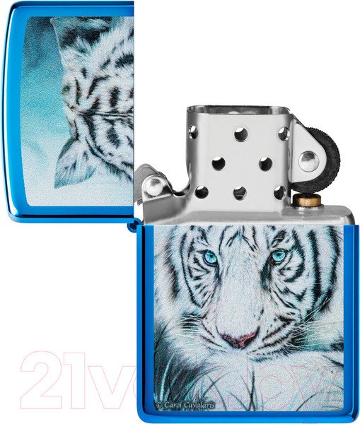 Изображение товара Зажигалка Zippo White Tiger / 48951 (синий)