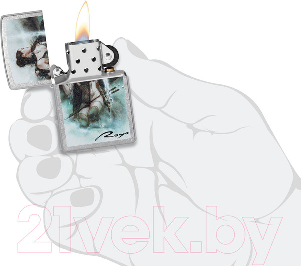 Изображение товара Зажигалка Zippo Luis Royo / 48962 (серебристый)