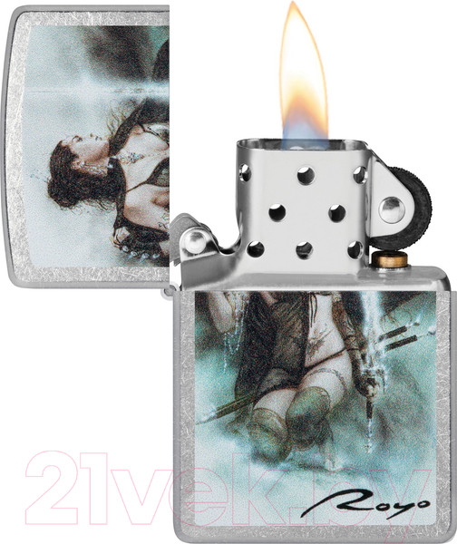 Изображение товара Зажигалка Zippo Luis Royo / 48962 (серебристый)