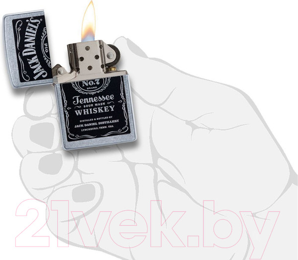 Изображение товара Зажигалка Zippo Jack Daniels / 24779 (серебристый)