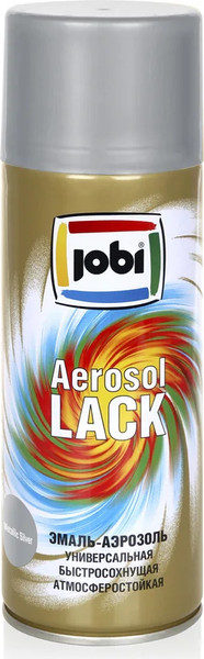 Изображение товара Эмаль Jobi Аэрозольная RAL 9006 (520мл, глянцевая серебро)