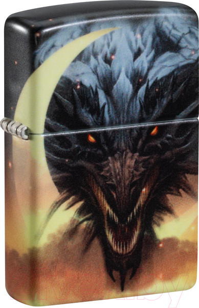 Изображение товара Зажигалка Zippo Dragon Design / 48934 (черный)