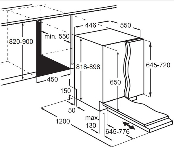 Изображение товара Посудомоечная машина Electrolux KEAC3200L
