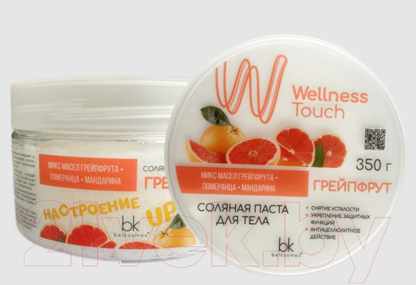 Изображение товара Скраб для тела BelKosmex Wellness Touch Грейпфрут Соляная паста (350г)
