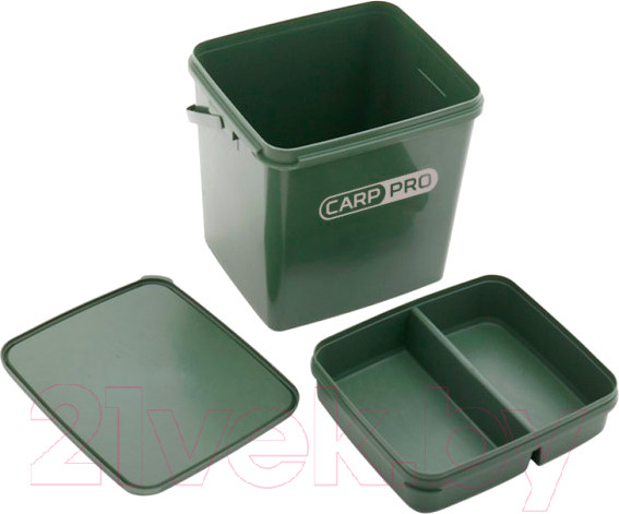 Изображение товара Ведро рыболовное Carp Pro Прямоугольное для прикормки / CP3777