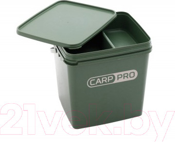 Изображение товара Ведро рыболовное Carp Pro Прямоугольное для прикормки / CP3777