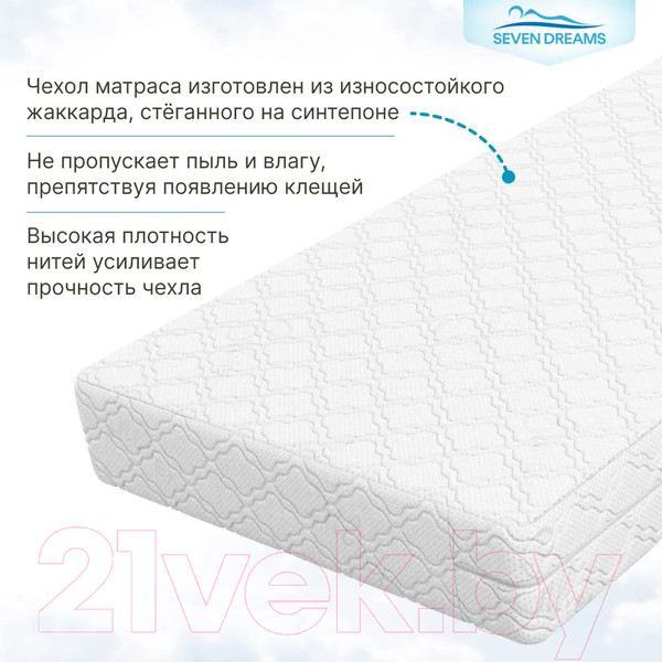 Изображение товара Матрас в кроватку Seven Dreams Dream EVS500 Classic Plus 415200 (70x140)