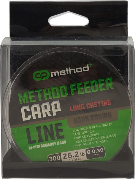 Изображение товара Леска монофильная Carp Pro Method+ Method Feeder Carp 0.30мм / CP4730-030  (300м)