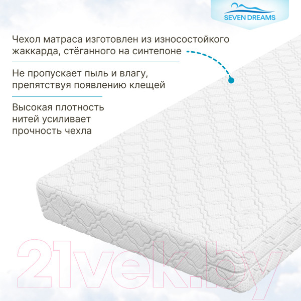 Изображение товара Детский матрас Seven Dreams Dream EVS500 Classic 415240 (90x160)