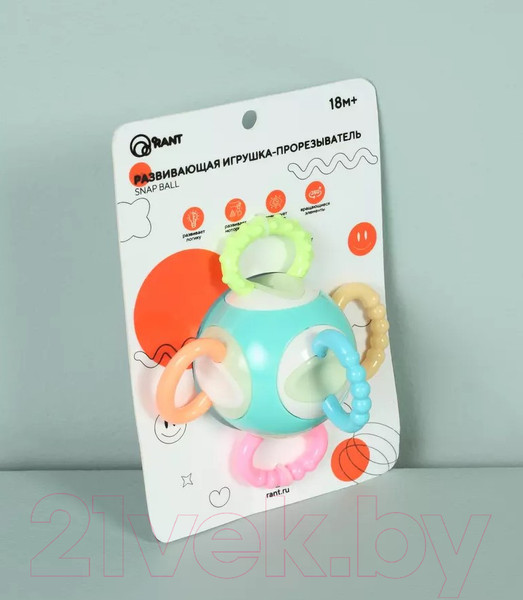 Изображение товара Погремушка Rant Snap Ball / М-003 (Blue)