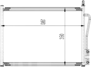 Изображение товара Радиатор кондиционера Loro 017-016-0013