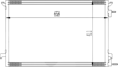 Изображение товара Радиатор кондиционера Loro 037-016-0014