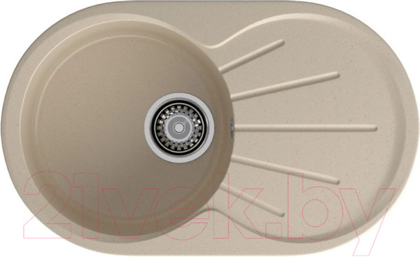 Изображение товара Мойка кухонная GranFest GF-R750L (кашемир)