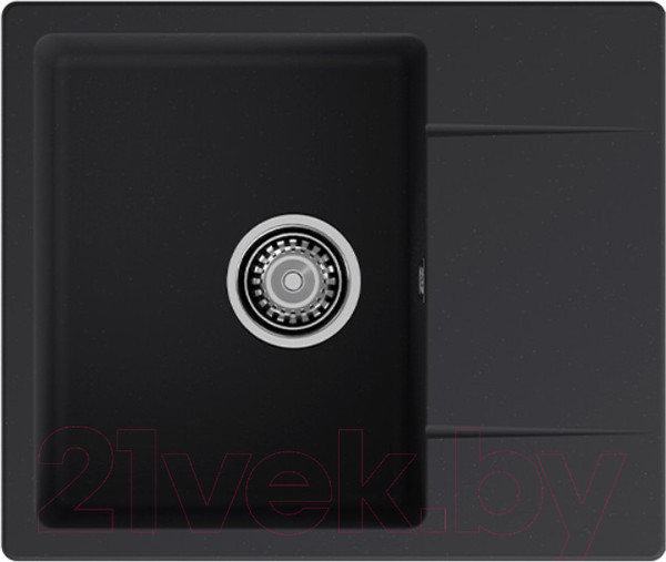 Изображение товара Мойка кухонная GranFest Quarz GF-UR-258L (черный)