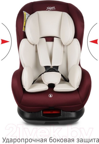 Изображение товара Автокресло Siger Наутилус Lux / KRES4013 (бархатный гранат)