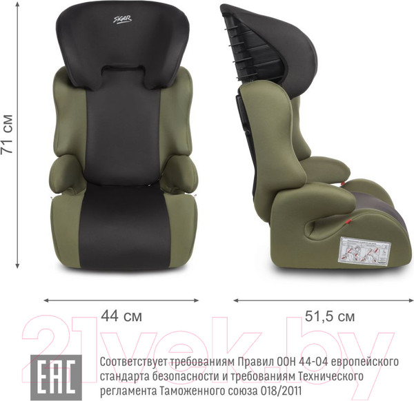 Изображение товара Автокресло Siger Смарт / KRES4019 (темный лес)