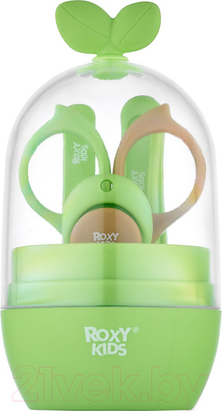 Изображение товара Маникюрный набор детский Roxy-Kids Листик / RPS-003-G (зеленый/коричневый)