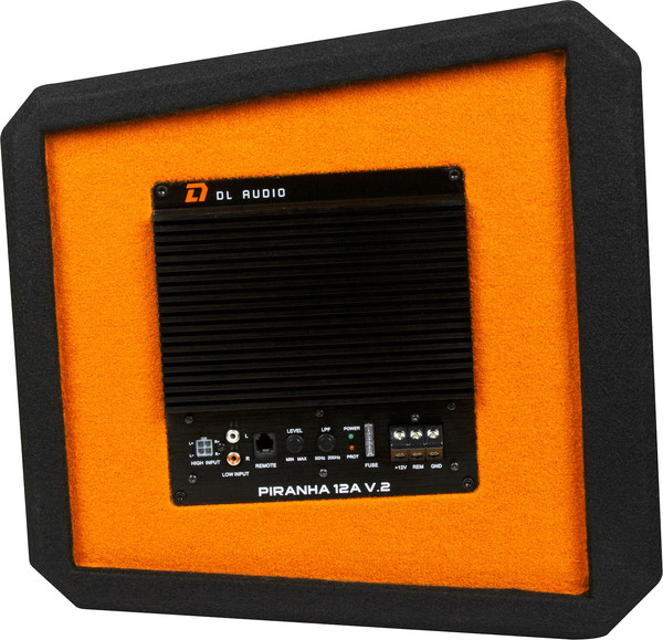 Изображение товара Корпусной активный сабвуфер DL Audio Piranha 12A V2 (оранжевый)